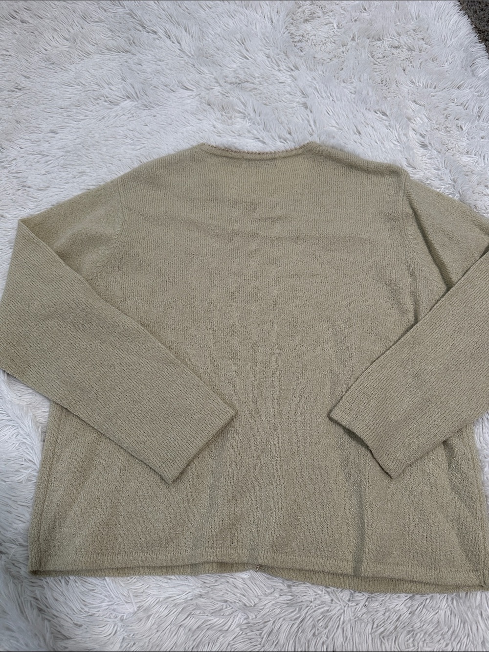 🥕 Carolyn Taylor Layered Look Cardigan Sweater - Picture 2 of 3